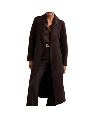 Reiss Rene Wool Blend Coat - Black