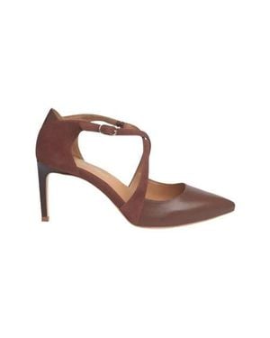 Joan Oloff Shoes Desire Pump - Brown