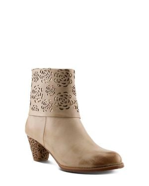 Spring Step Kissofarose Leather Bootie - Brown