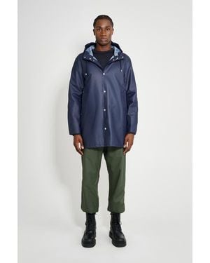 Stutterheim Stockholm Lightweight Raincoat - Blue