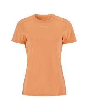 C.r.a.f.t Essence Perforated Jersey T-Shirt - Orange