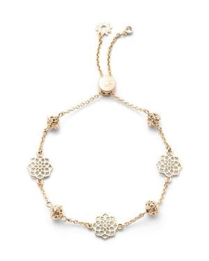 Marchesa Filigree Slider Bracelet - White