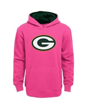 Outerstuff Girls Youth Bay Packers Prime Pullover Hoodie - Pink