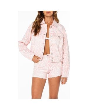 Roxy Up To Putty Denim Jacket - Pink