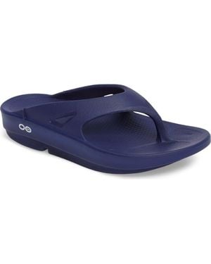 OOFOS Gender Inclusive Ooriginal Flip Flop - Blue