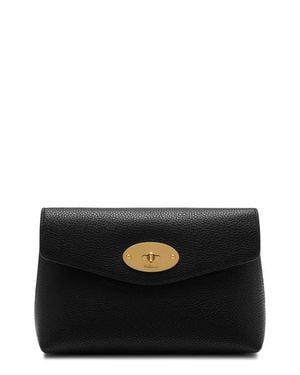 Mulberry Darley Leather Cosmetics Pouch - Black