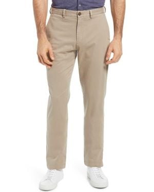 Johnston & Murphy Flat Front Chinos - Natural