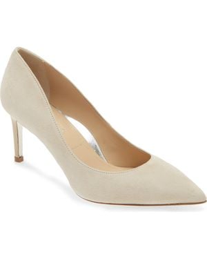Ron White Cindy Pointed Toe Pump - White