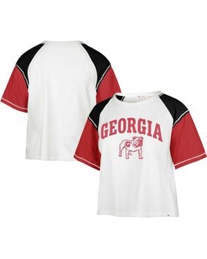 '47 Georgia Bulldogs Serenity Gia Cropped T-Shirt - Red