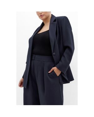 City Chic Tori Blazer - Blue