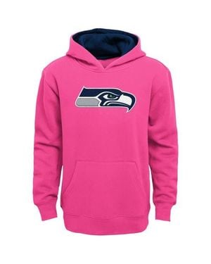 Outerstuff Girls Youth Seattle Seahawks Prime Hoodie - Pink