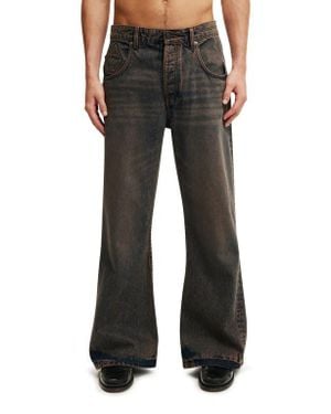 Cotton On Baggy Bootcut Jean - Black
