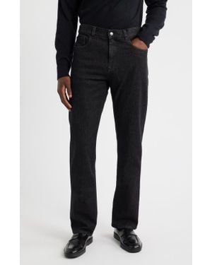 Canali Straight Leg Jeans - Black