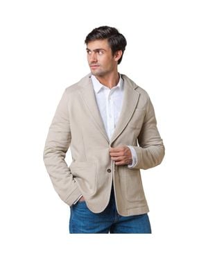 Hope & Henry Fleece Blazer - Gray