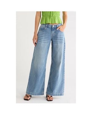 PacSun Sloane Ultra Baggy Wide Leg Jeans - Blue