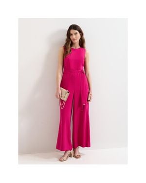 Phase Eight Marta Belted Jumpsuit - Pink