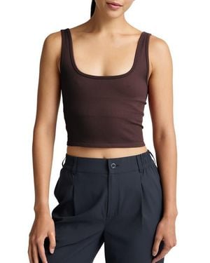 Beyond Yoga Keep It Cool Seamless Crop Tank - Black