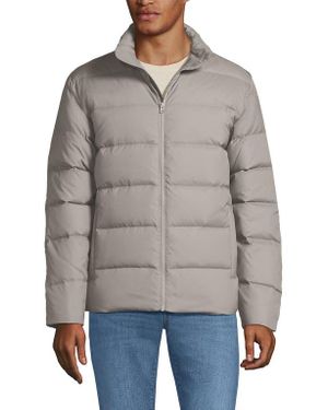 Lands' End Wide Channel 600 Down Puffer Jacket - Gray