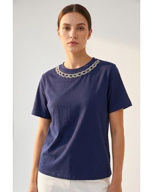 Exquise Harmony Jersey Tshirt - Blue