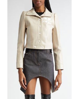 Courreges Re-Edition Vinyl Jacket - White