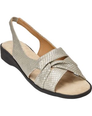 Comfortview The Pearl Sandal - Metallic