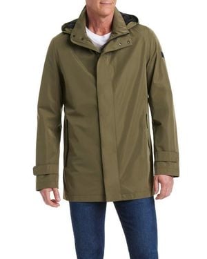 Vince Camuto Raintek Hooded Jacket - Green
