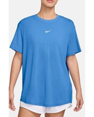 Nike One Relaxed Dri-Fit T-Shirt - Blue