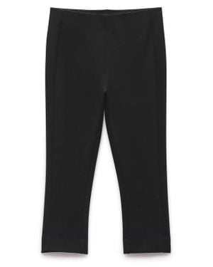Rag & Bone Simone Ponte Capri Pants - Black