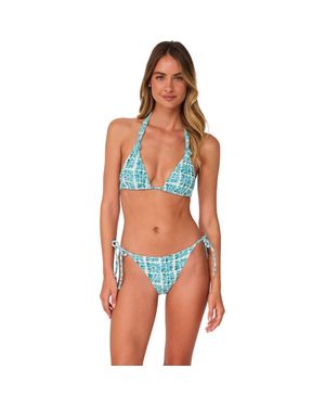 Swim Systems Mila Triangle Bikini Swimsuit Top - Orange