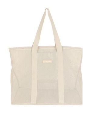 Sande Beach Hauler Mesh Beach Bag - Natural