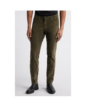 Brax Chuck Modern Fit Stretch Corduroy 5-Pocket Pants - Green