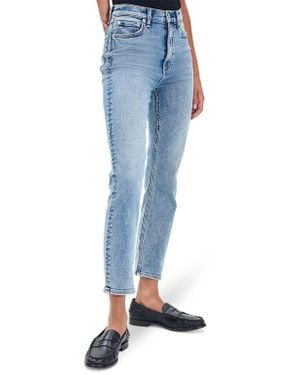 Rag & Bone Flexi Wren High Waist Ankle Slim Straight Leg Jeans - Blue