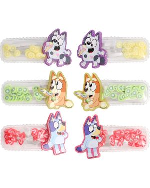 Bluey Hair Clip 6-Piece Set - White