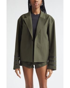 Coperni Technical Tailored Jacket - Green