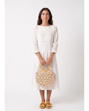 Guadalupe Aura Jamdani - White