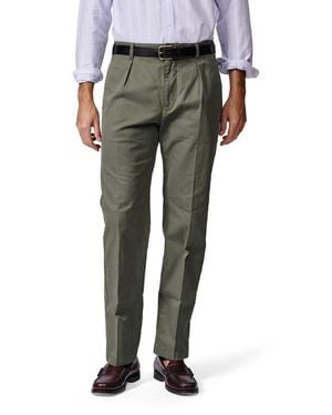 aubi Mareham Relaxed Fit Suit Trouser - Green