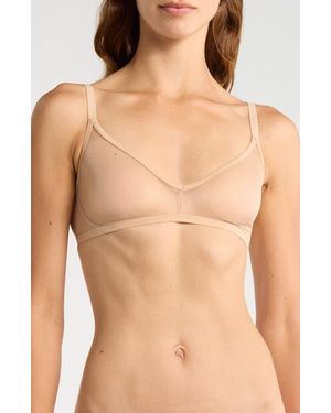 Commando Invisible Lift Triangle Bralette - Natural