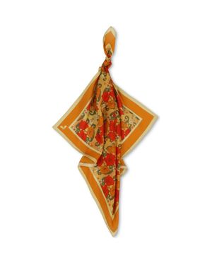 Henelle Silk Bandana - Orange