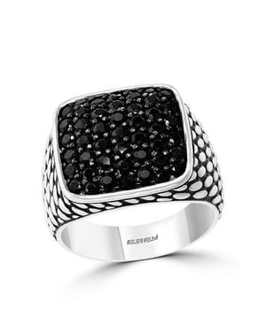 Effy Spinel Pavé Ring - Black