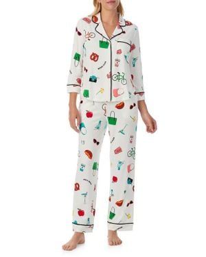 Kate Spade Print Pajamas - White