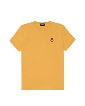 Alix Smile Face Tee - Yellow