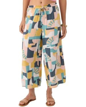 O'neill Sportswear Murrie Crop Drawstring Pants - Blue