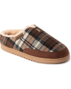 Dearfoams Aldan Shacket Clog Slippers - Brown