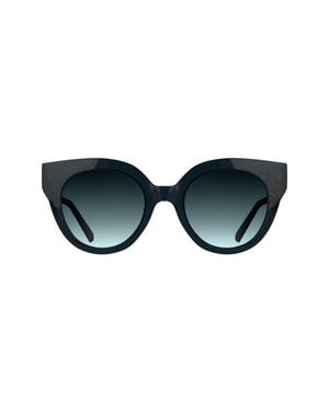 Kendra Scott Dira 51Mm Gradient Tea Cup Sunglasses - Blue