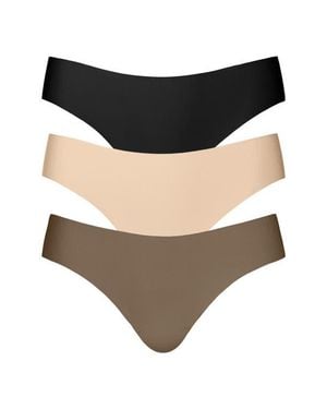 Commando Butter Assorted 3-Pack Thongs - Black