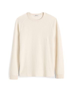 Madewell Textured Long Sleeve T-Shirt - White