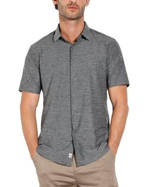URBAN PERFORMANCE New Melange Short Sleeve Tech Shirt - Gray