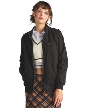 Members Only Classic Iconic Racer Jacket - Black