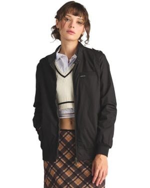 Members Only Classic Iconic Racer Jacket - Black