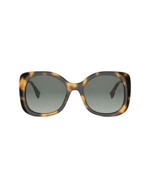 Fendi Graphy 55Mm Gradient Square Sunglasses - Multicolor